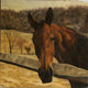 Helene Alison, Battlesea, the T-More Mare, Oil Painting