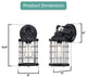 1 light black exterior light fixtures Glass wall lights with remote
