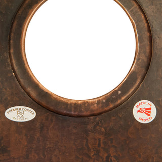 16" Gourmet Rectangular Hammered Copper Bar/Prep Sink, Drain & Accessories