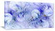 Light Blue Fractal Glass Texture, Abstract Canvas Art Print, 32x16
