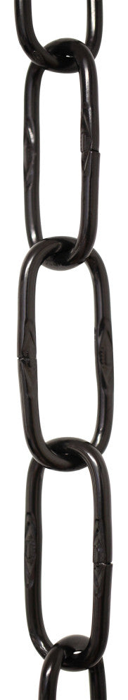 RCH Hardware Steel Spanish Chandelier Chain, 2 Sizes, 3', Black, U52