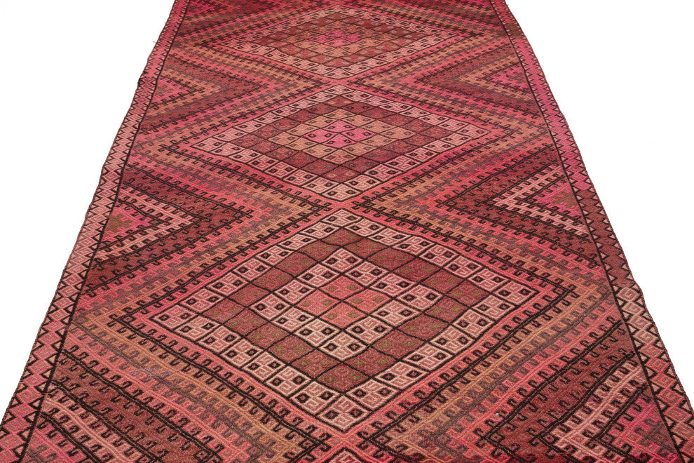 Vintage Anatolian Jijim Runner 4' 3" x 14' 2", 51 in. x 170 in.