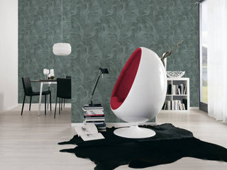 Botanical Jungle Textured Wallpaper Featuring Tropical Leaves, 373963