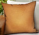 Plutus Burnt Sienna Brown Solid Luxury Outdoor/Indoor Throw Pillow, 22"x22"