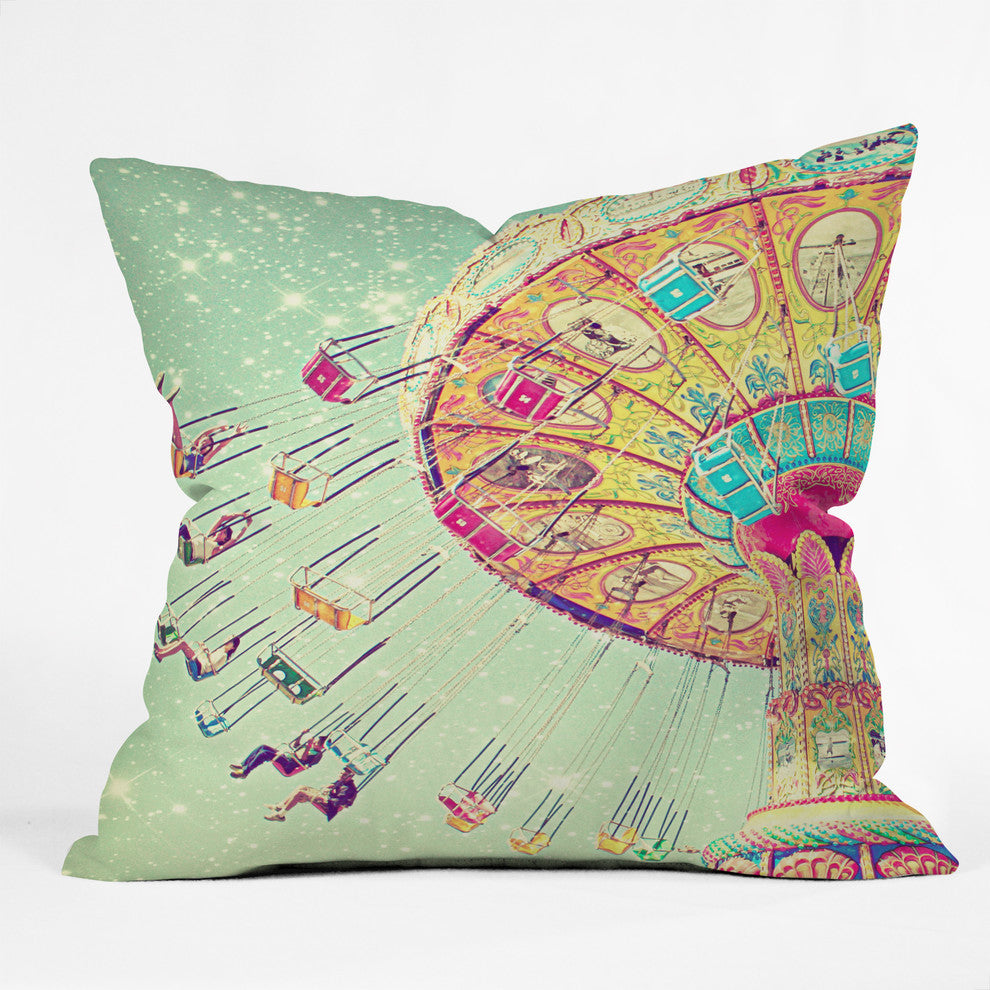 Deny Designs Shannon Clark Swinging Through Stars Outdoor Throw Pillow