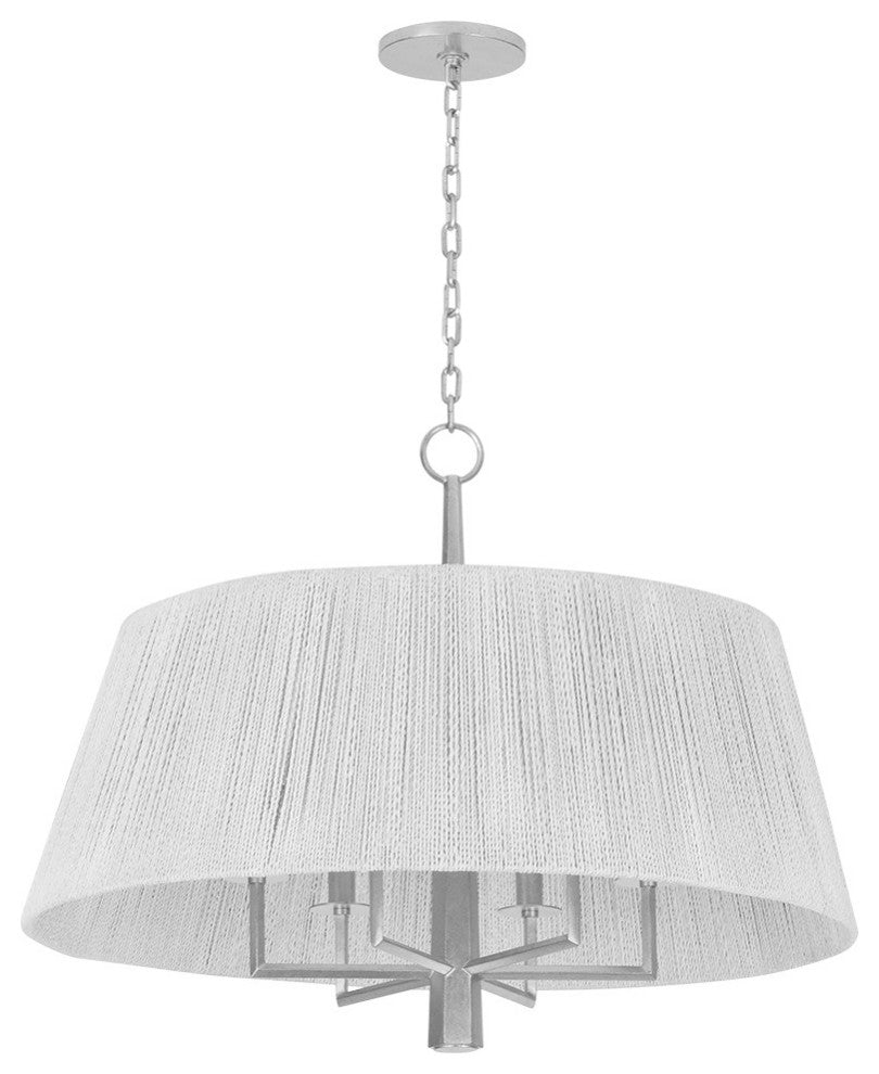 Azar 6-Light Pendant, Vintage Gold Leaf