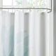 Madison Park Norah Printed Floral Cotton Shower Curtain, Aqua