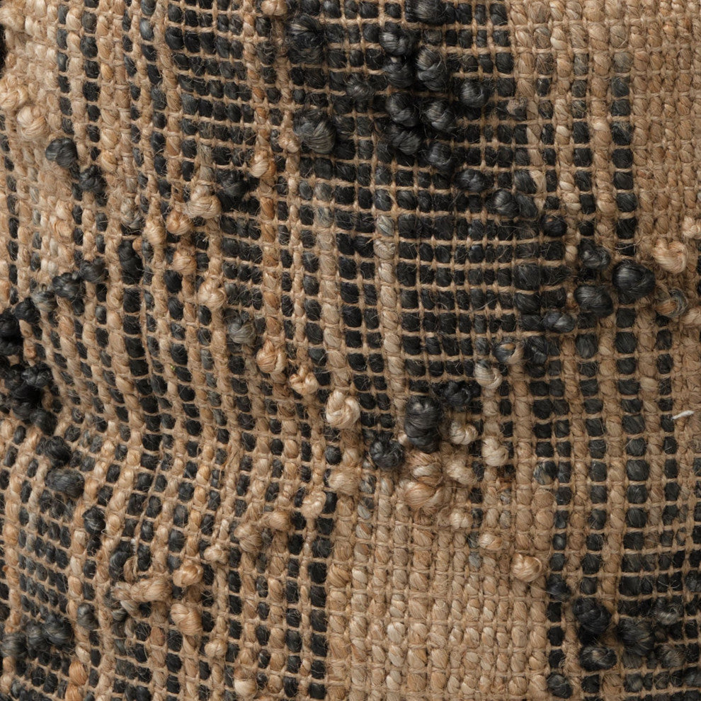 Handwoven Pouf, Riley