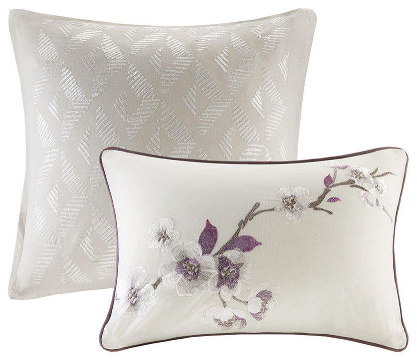 Madison Park Holly Midnight Floral Comforter/Duvet Cover Set