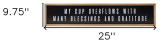 Black Other Words Wall Decor