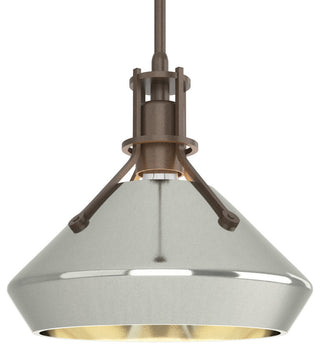 Henry with Chamfer Pendant, Bronze, Sterling Accents