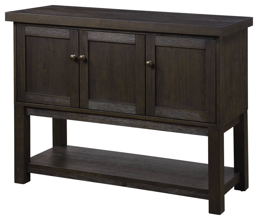 ACME Haddie Server, Distressed Walnut