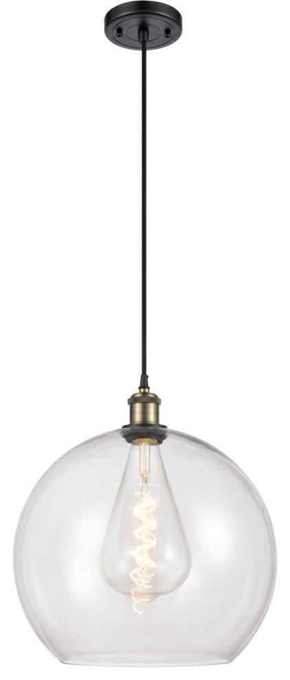 Innovations 516-1P-BAB-G122-14-LED 1-Light Pendant, Black Antique Brass