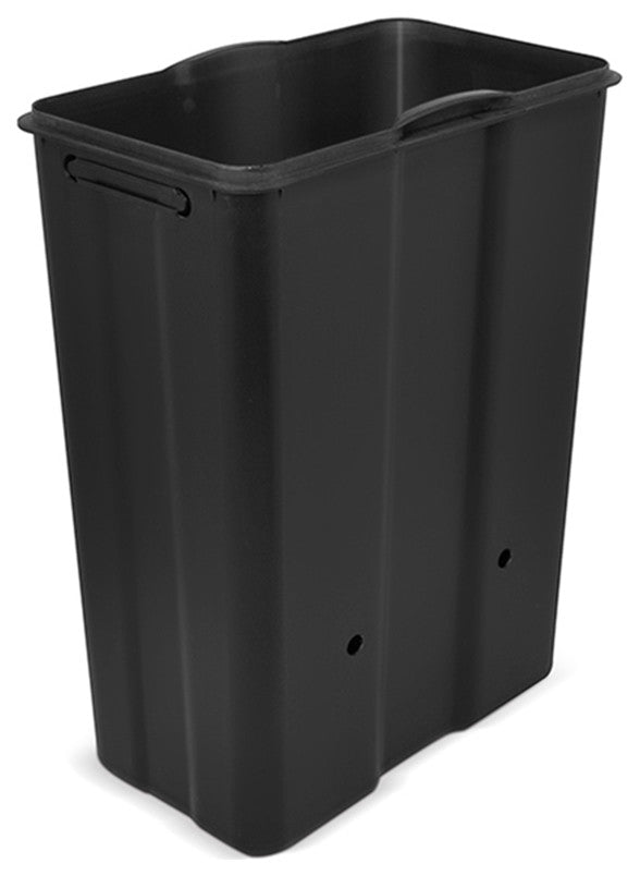 2.6 Gal Fingerprint Free Stainless Steel Slim Rectangular Step-on Trash Can