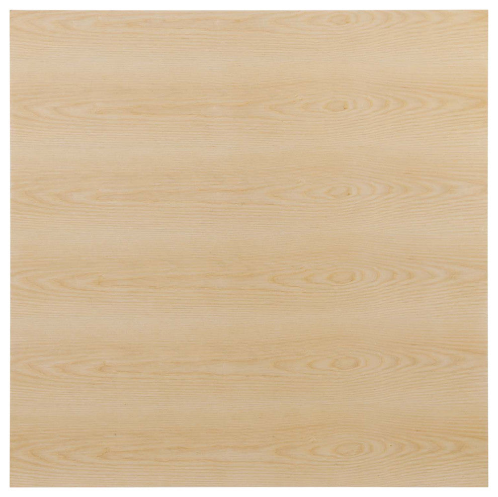 Dining Table, Square, Wood, Rose Gold Brown Natural, Modern, Bistro Restaurant