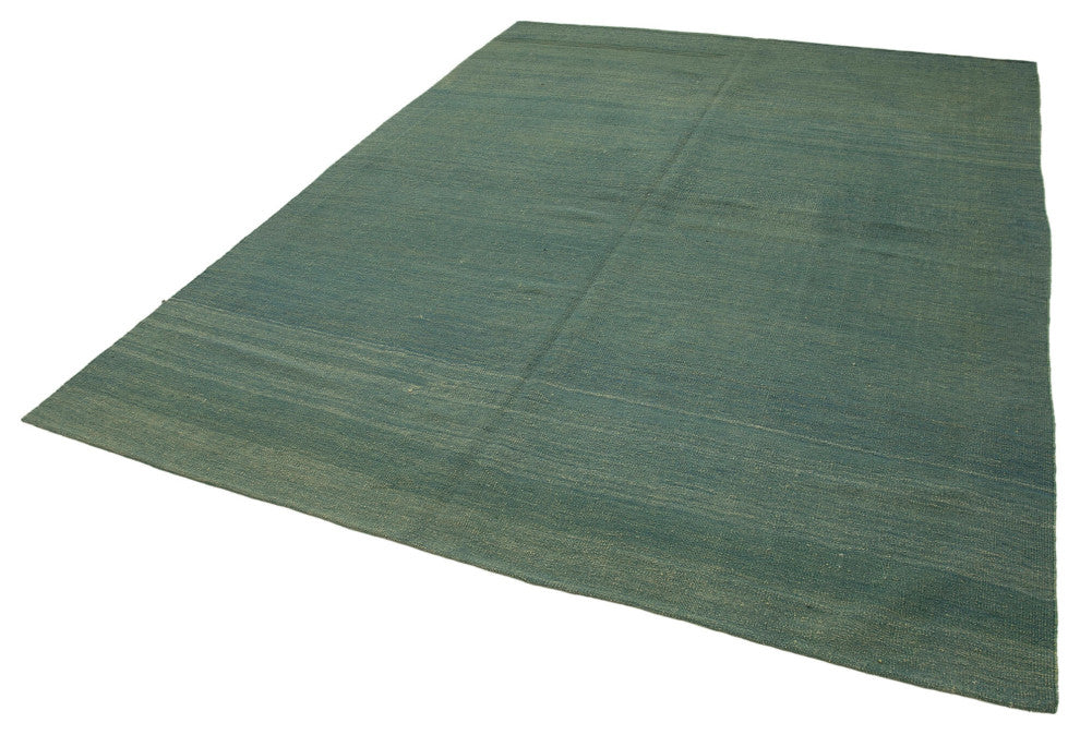 Rug N Carpet - Handmade Oriental 7' 3'' x 9' 7'' Decorative Wool Kilim Rug