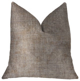 Monroe Bisque Beige Luxury Throw Pillow, 22"x22"