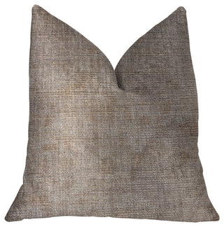 Monroe Bisque Beige Luxury Throw Pillow, 22"x22"