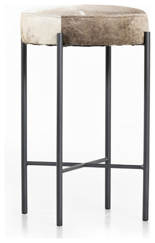 Nocona Stool-Speckled Hide-Counter