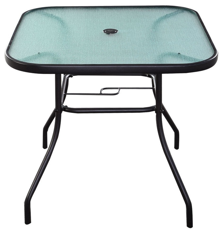 Modern Outdoor Square Steel Dining Table