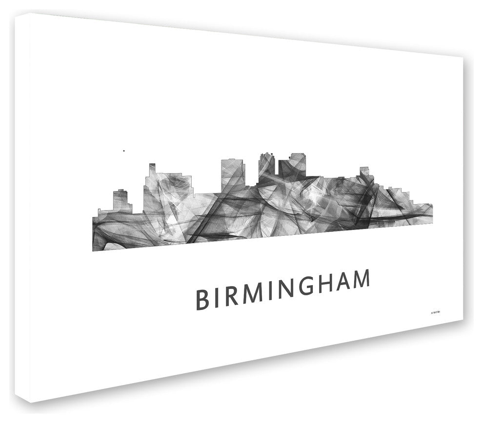'Birmingham Alabama Skyline' Canvas Art, 47x30