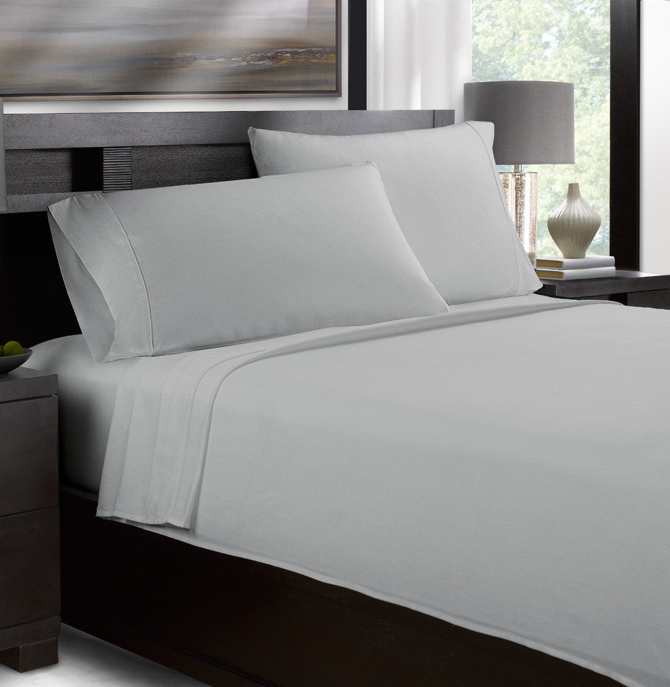 100% Cotton Sateen 1200TC 4-Piece Sheet Set