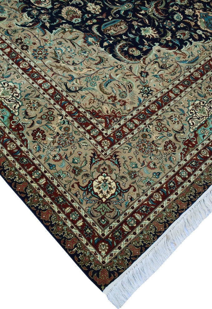 Heirloom Kashan Blue Rug 9'1"x12'1"