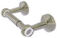 Pacific Beach 2-Post Toilet Tissue Holder with Twist Accents, Polished Nickel
