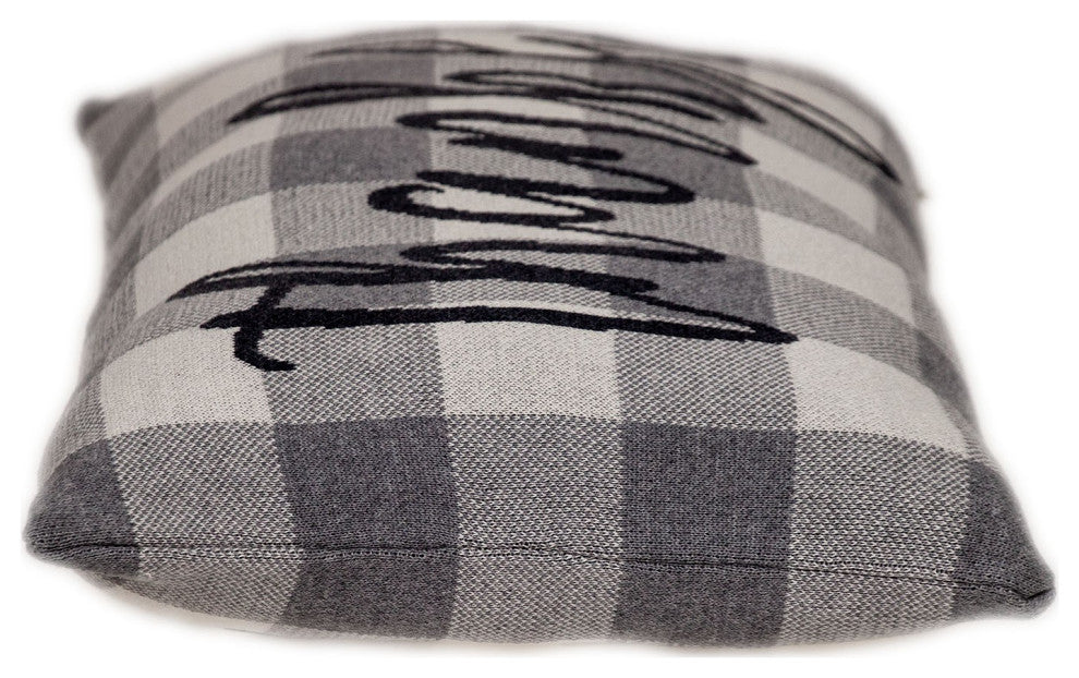 Thankful Buffalo Plaid Lumbar Throw Pillow