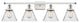 Innovations 916-4W-WPC-G44 4-Light Bath Vanity Light, White, Polished Chrome