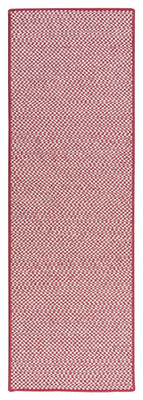 Outdoor Houndstooth Tweed OT79 Sangria Indoor/Outdoor Area, Rectangular 5'x8'