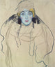 Gustav Klimt Portrait of a Lady, unfinished, Gallery Wrapped Canvas, 20"x25"