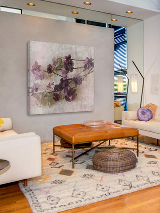 "Purple Flowers 2" Print on Canvas by Irena Orlov