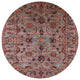Ahgly Company Indoor Round Mid-Century Modern Area Rugs, 6' Round