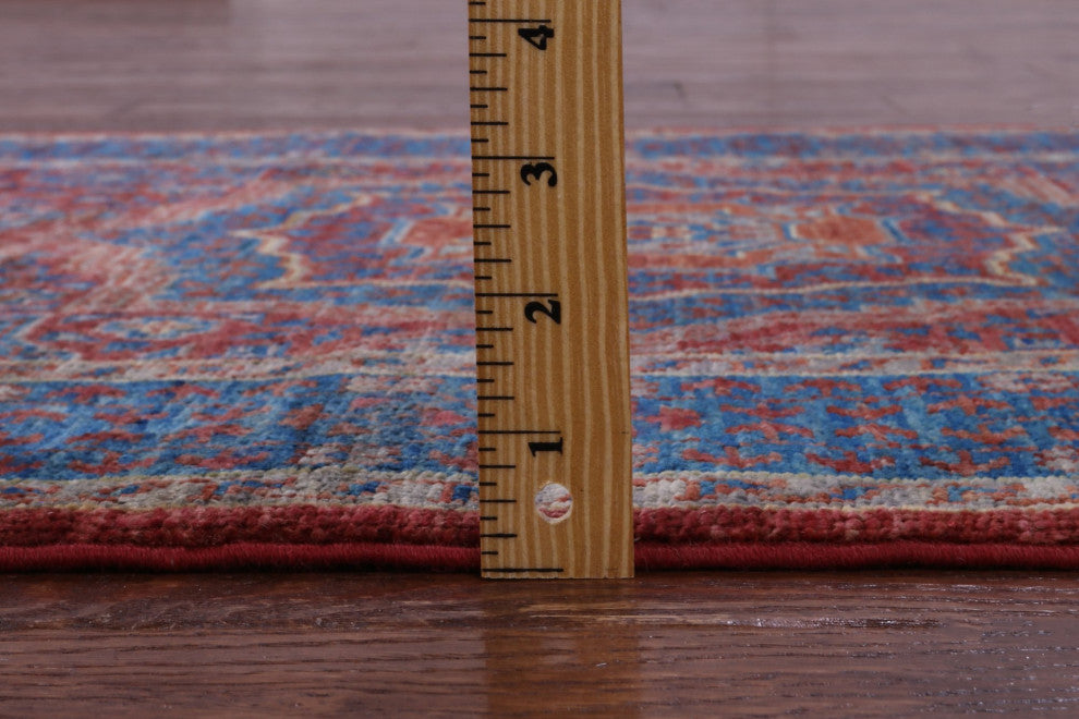 2' 8" X 9' 11" Mamluk Hand-Knotted Wool Runner Rug - Q12508