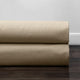 Camel Tan Cotton Textural LinenWeave Fabric Sample, 4Wx4L