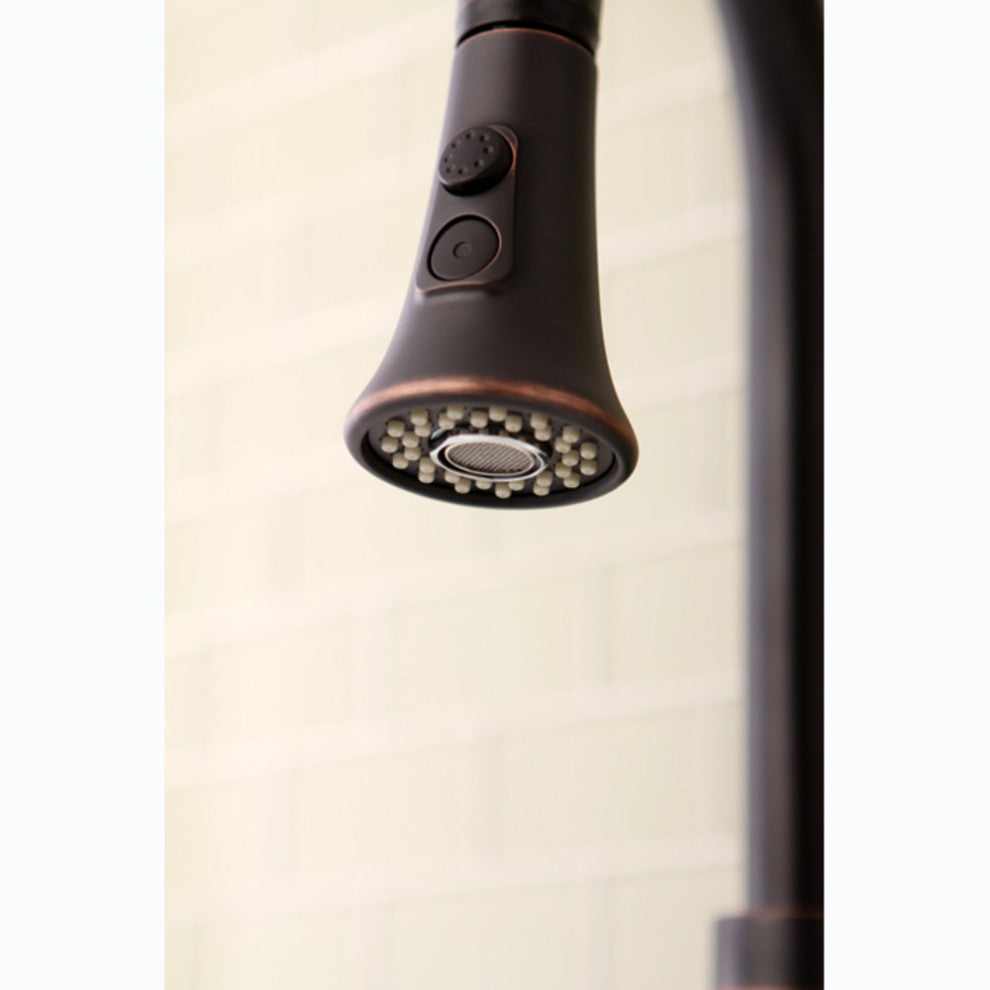 Gourmet Scape Kitchen Faucet Pull-Down Sprayer, Naples Bronze