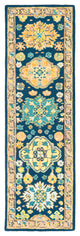 Surya Serafina SRF-2026 8'x10' Rug, Blue/Burnt Orange/Khaki/Teal/Sea Foam/Aqua