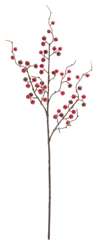 Iced Berry Twig Spray, Set of 12