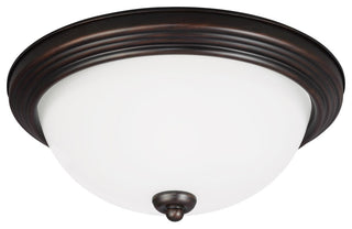 Geary 3-Light Ceiling Flush Mount, Burnt Sienna