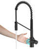 Oletto Touchless Pull-Down 1-Hole Kitchen Faucet, Black