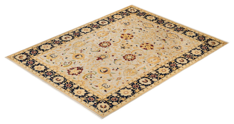 Mogul, One-of-a-Kind Hand-Knotted Area Rug Ivory, 9' 0" x 11' 10"