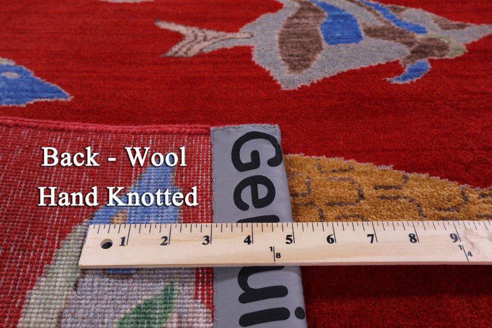 Handmade Gabbeh Fish Design Wool Rug 5' 3" X 8' 2" - Q15515