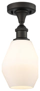 Innovations 516-1C-OB-G651-6-LED 1-Light Semi-Flush Mount, Oil Rubbed Bronze