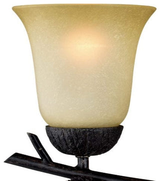 Vaxcel Sierra 4 Vanity Light, Black Walnut