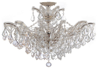 Crystorama Lighting Group 4439-CL-MWP_CEILING Maria Theresa 6 - Polished Chrome