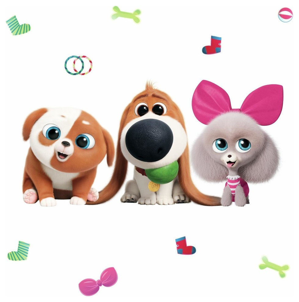 Secret Life Of Pets 2 Peel and Stick Giant Wall Decals