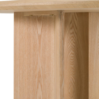 Modrest Masuda Modern Natural Ash Round Dining Table