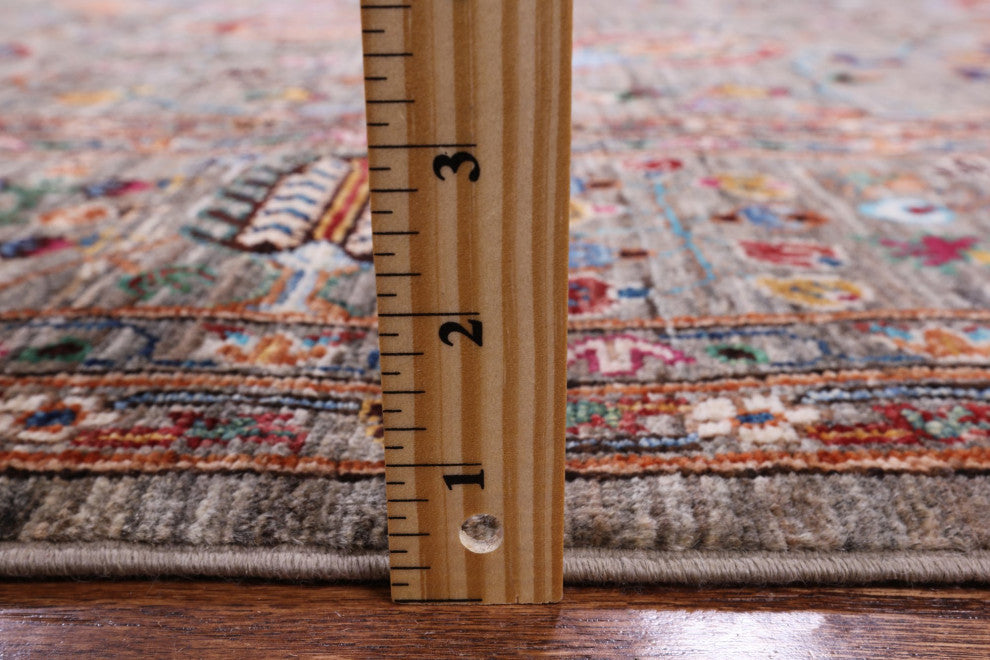 8' 3" X 10' 3" Persian Tabriz Handmade Wool Rug Q8244