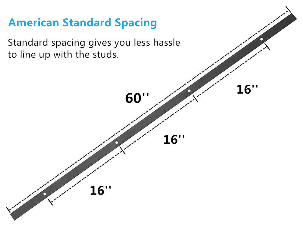 Sliding Barn Door Hardware for Single Door, Black Wheel Design, 5'